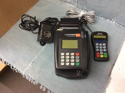 GUC! ECLIPSE QUARTET WK3706 TELECHECK & CREDIT CARD TERMINAL W/ PIN PAD