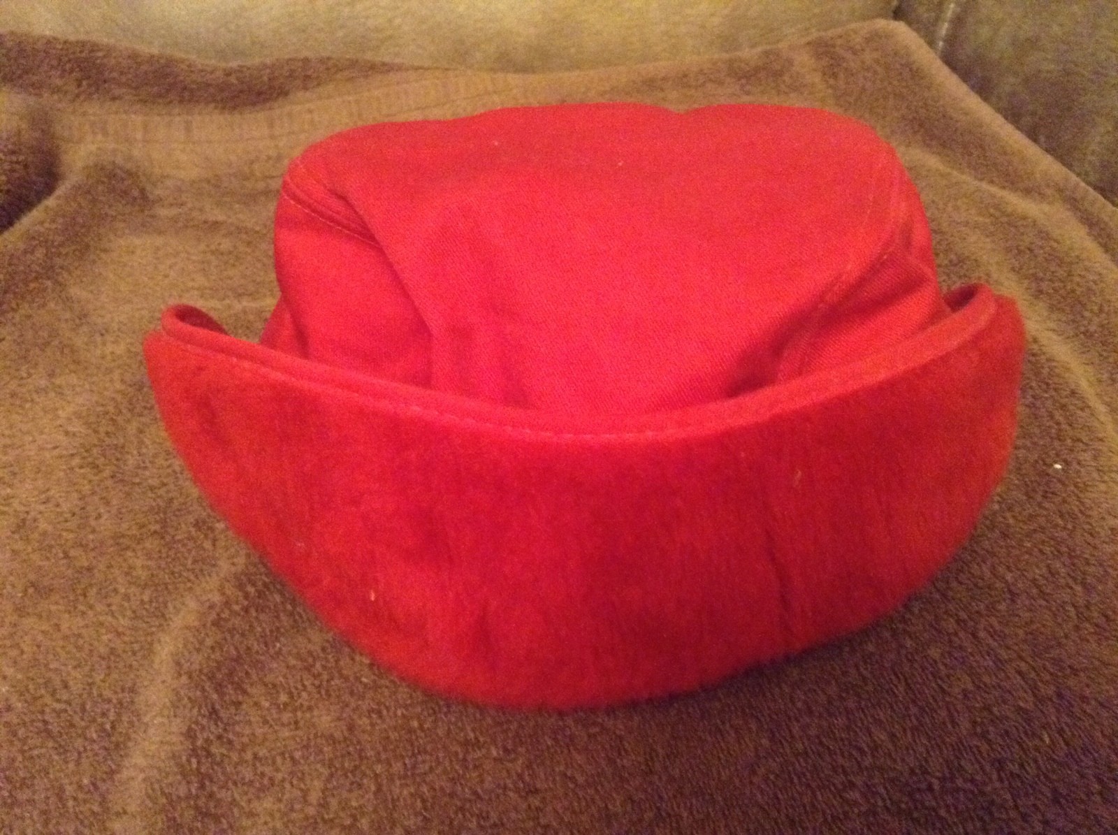 Vintage McNess Farm Hat Winter Ear Flaps K Brand U.S.A. LG - XLG WARM !!!