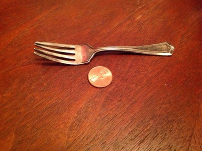 SALE! Antique 1881 Rogers A1 Baby Child Fork~Signed~Silver Collector Gift~VGC!