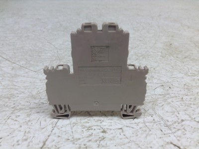 Weidmuller WDK 2.5N Tan Wire Terminal Block WDK25N WDK2.5N Lot of 4