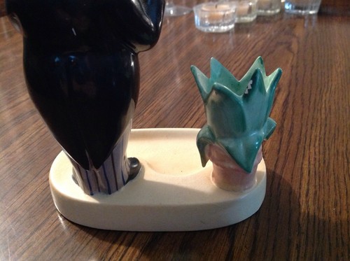 Vintage Butler Toothpick/Match Tray Holder-Our Own Import-Japan