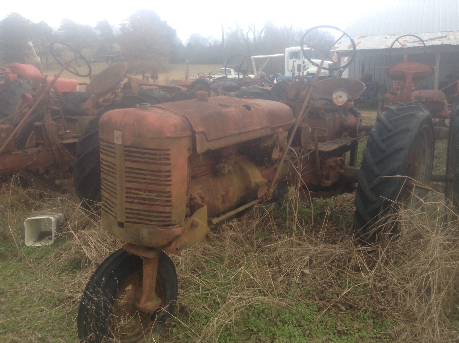 Farmall C's  3 - C's, 2 - Super C Parts Tractors