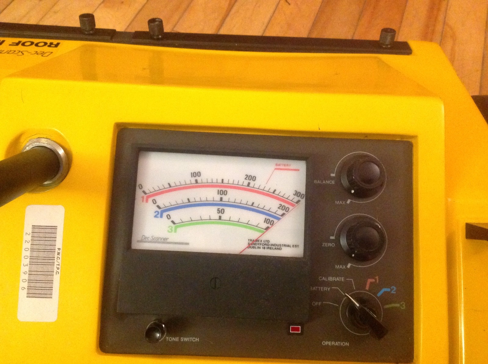 Tramex Dec Scanner Roof Moisture Detector