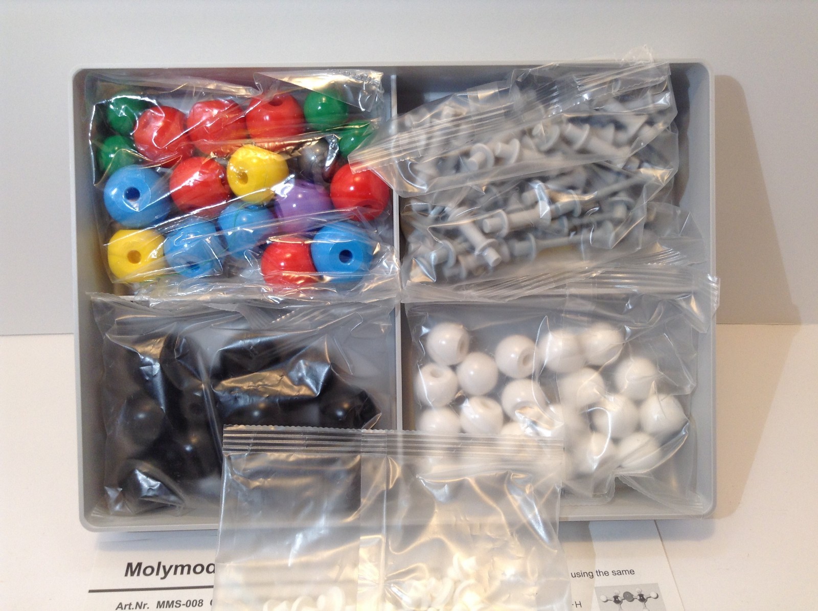 NEW!! Molymod MMS-008 Organic Chemistry Molecular Model Student Set (50 atoms)