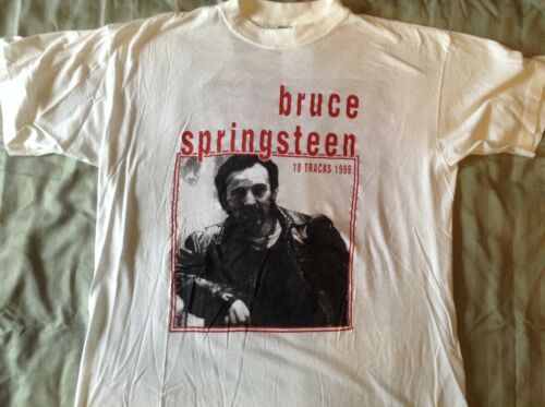 Bruce Springsteen & The E Street Band 1999 Europe Tour T-SHIRT 18 Tracks LikeNEW