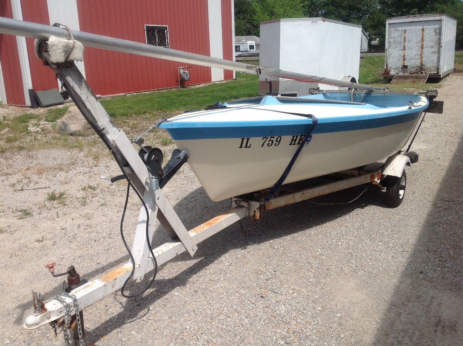 LF - 1980 Vagabond 14' Sailboat & Trailer - Illinois