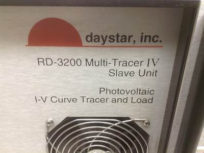 Raydec Daystar RD-3200 Multi-Tracer IV Slave Unit Photovoltaic I-V Curve RD3200