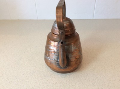Vintage Copper Tea Kettle  Made in Egypt