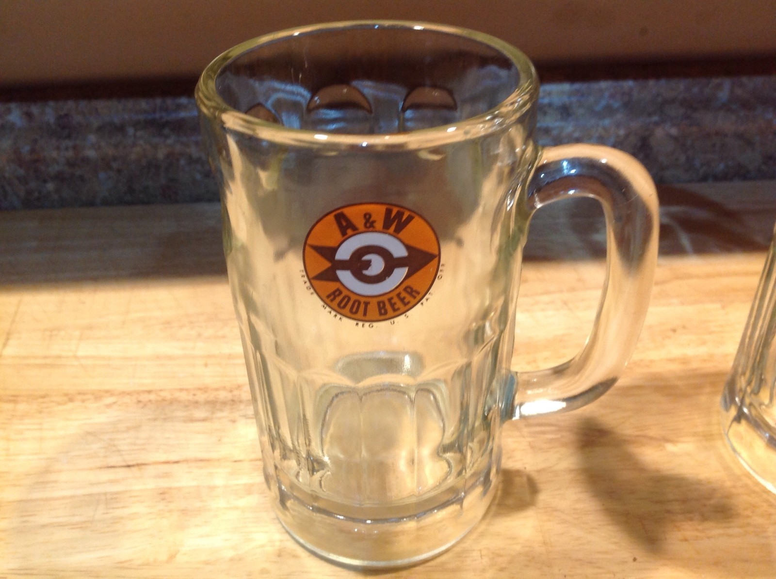 Vintage A & W  BULLSEYE ARROW Logo Root Beer Soda 6