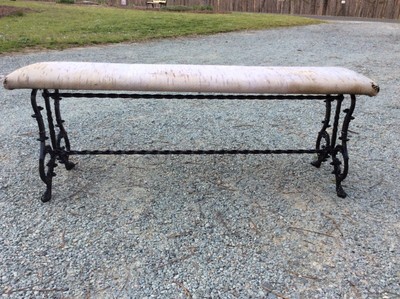 1900 1950 Antique Iron Bench Vatican