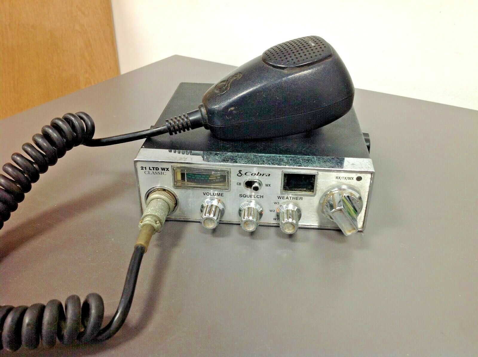 ギター ABC antiques Radio VINTAGE Cobra CB, Model 21 LTD WX, Mic, Untested | eBay