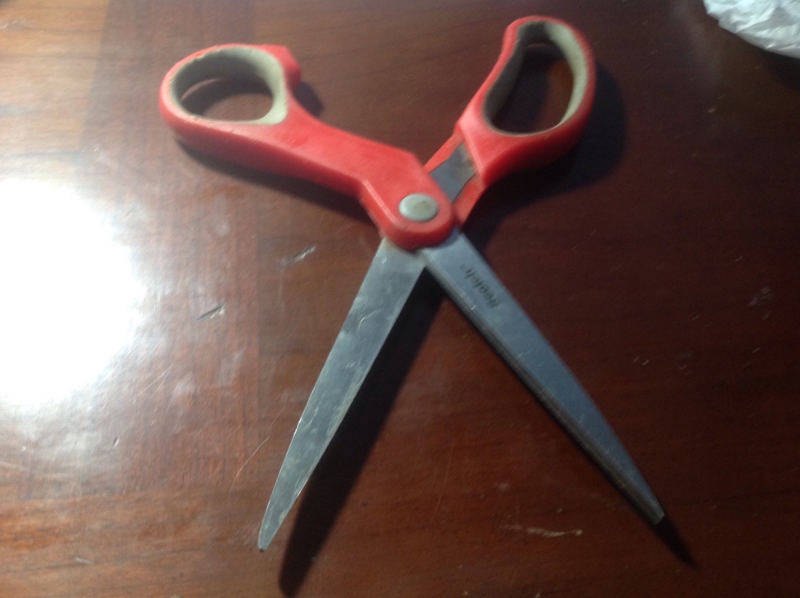 Scotch Multi-Purpose Scissor, 8 Inch  gray -& red, right or left hand.