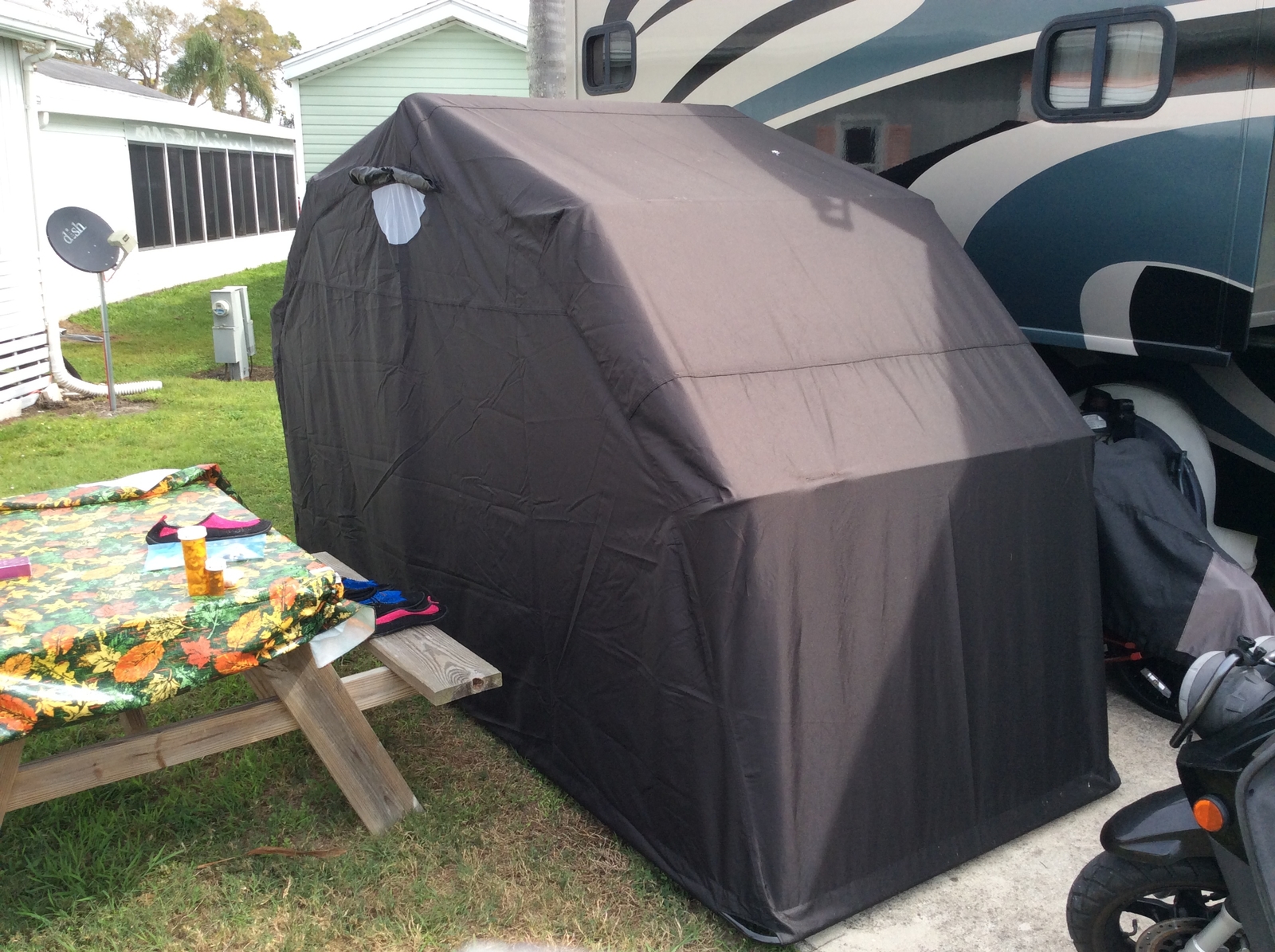 motorcycle shelters outdoor