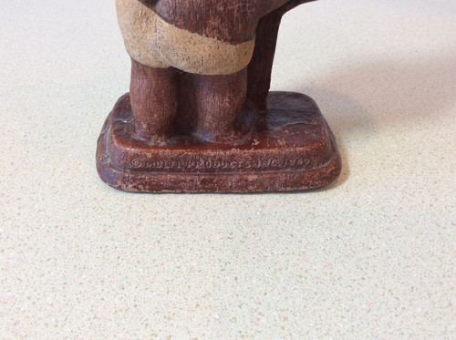 Vintage 1949 Diaper Dan African American Black Americana Thermometer - WORKS!