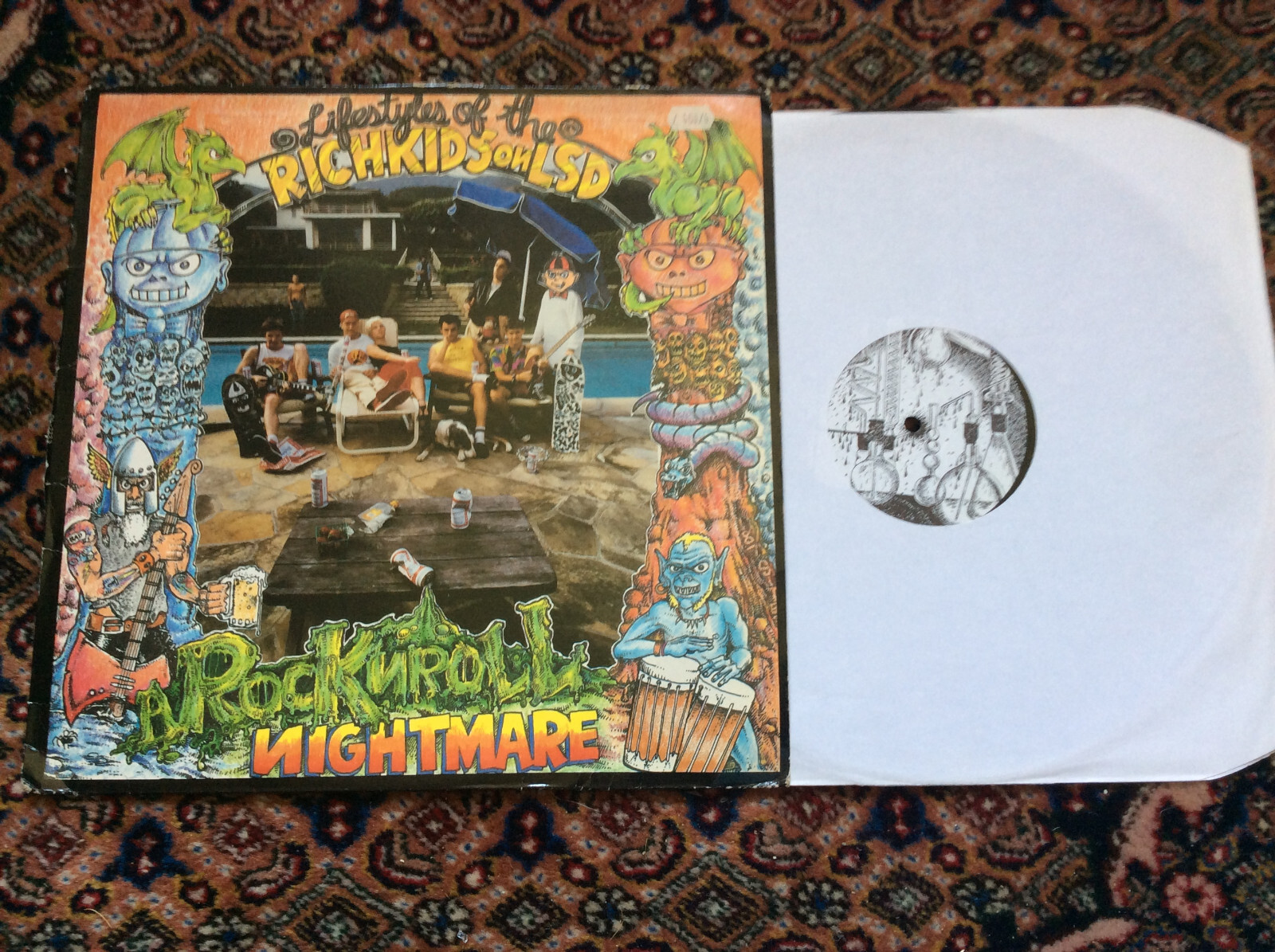 Rich Kids On LSD ‎- Rock N Roll Nightmare [LP Vinyl] Punk