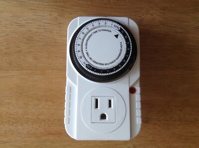 iPower GLTIME Heavy Duty Plug-in Mechanical Timer