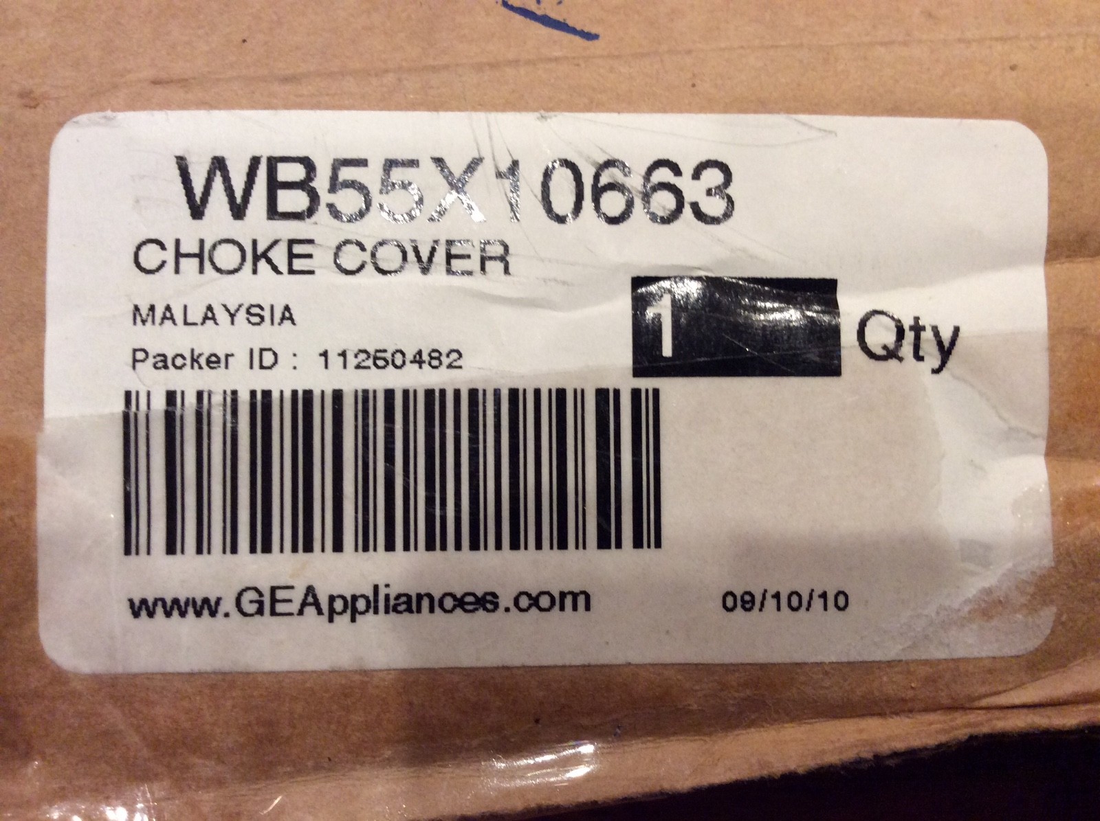 GE Cafe Microwave Door Inside Trim Choke Cover Model CVM2072SM3SS