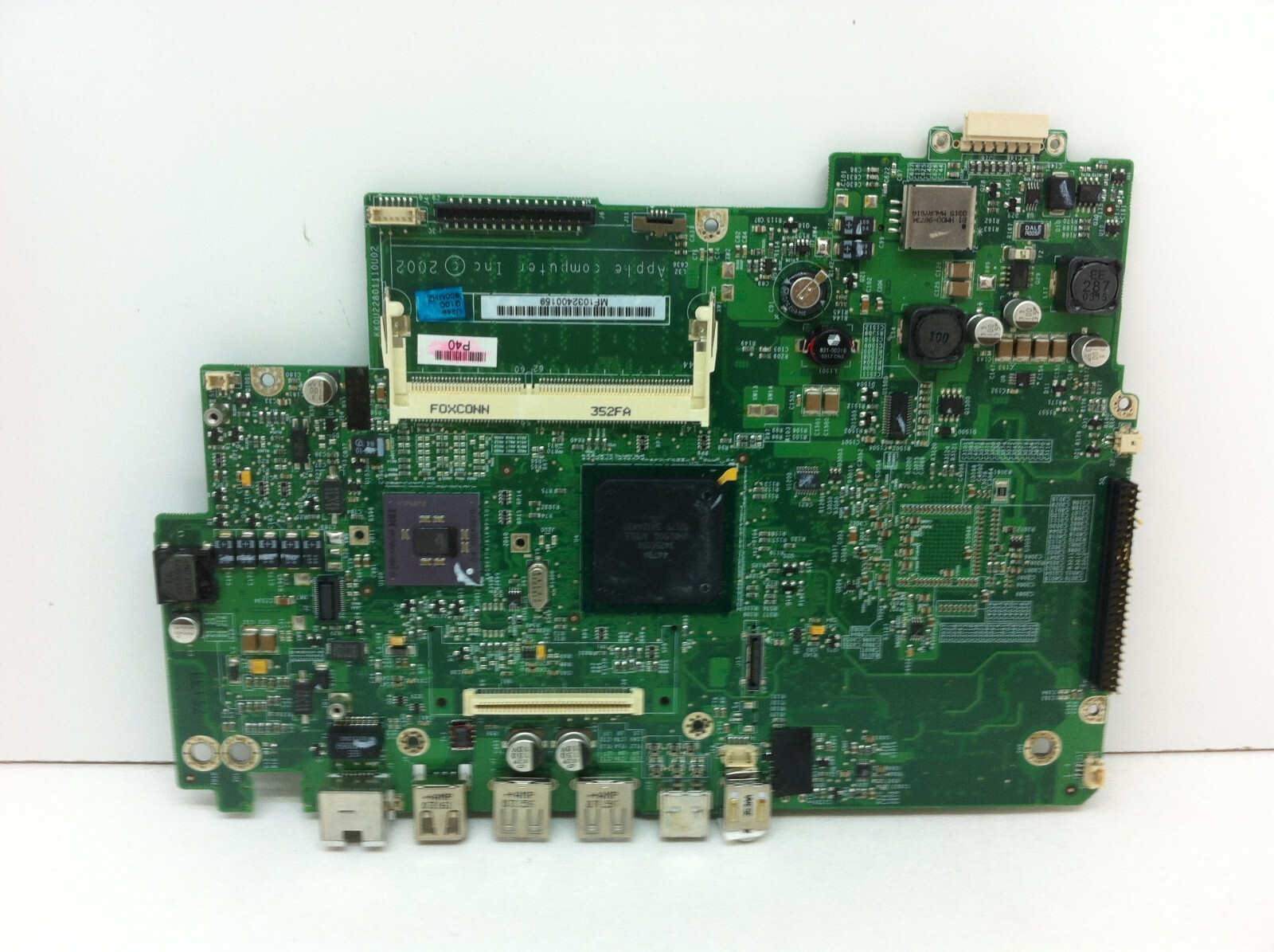 Apple iBook G3 2002 A1005 800MHZ 820-1419-A Logic Board Apple iBook G3 2002 A1005 800MHZ 820-1419-A Logic Board