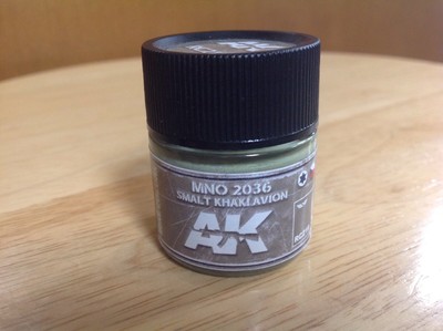 KHS AK AIR RC219 MNO 2036 SMALT KHAKI AVION ACRYLIC PAINT 10ml BOTTLE