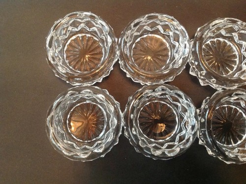 Antique Vintage Fostoria Americana Open Salt Cellar Set