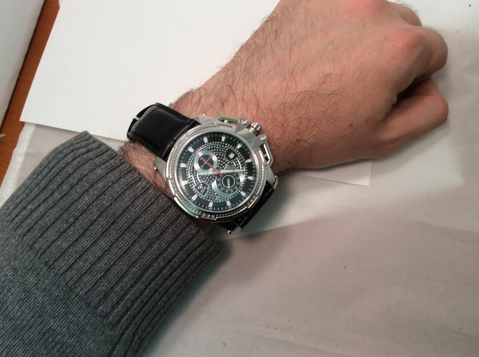 Pre-owned Aqua Master Men  Jojo Jojino Joe Rodeo Stainlemetal Band 50mm Diamond Watch W352