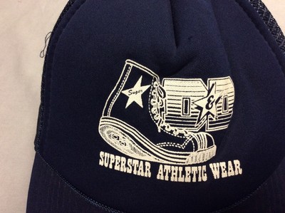 VTG 80S D & D SUPERSTAR ATHLETIC WEAR DESIGNER PRO MESH SNAPBACK HAT ONE SIZE