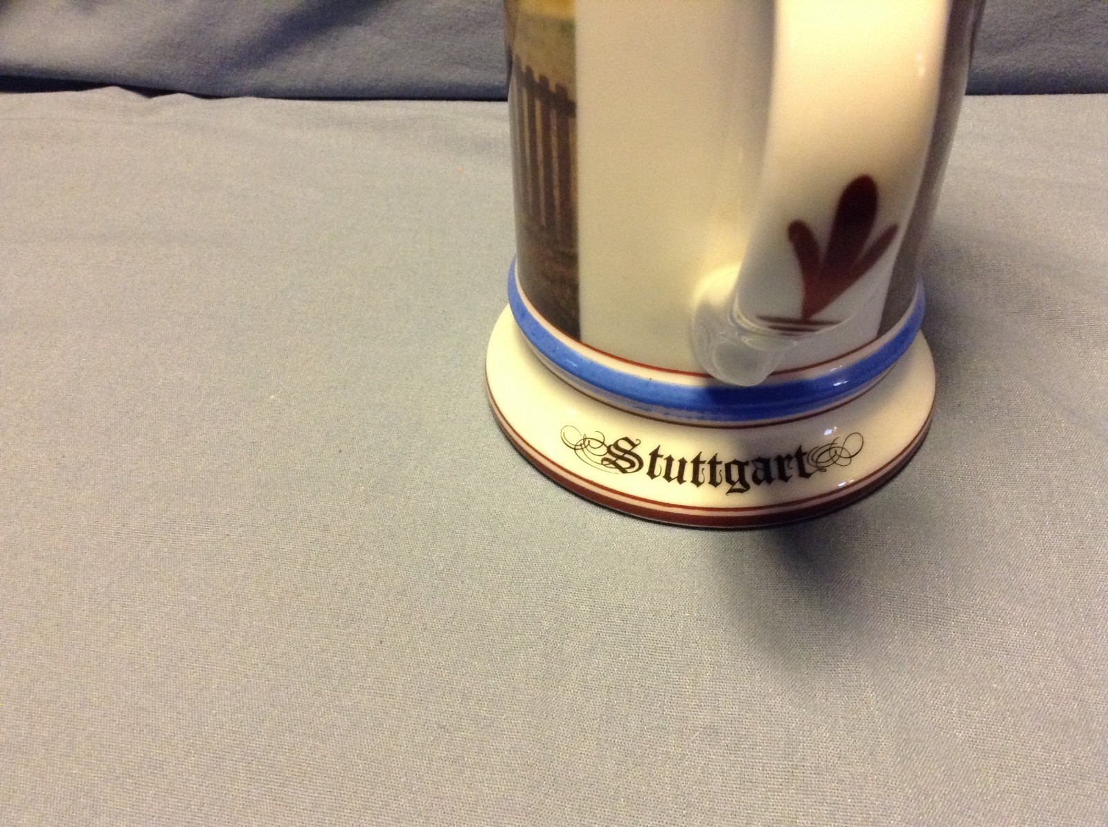 1976 Hohr Rastal Grenzhausen Stuttgart DinkelAcker Lidded Beer Stein Pewter Lid