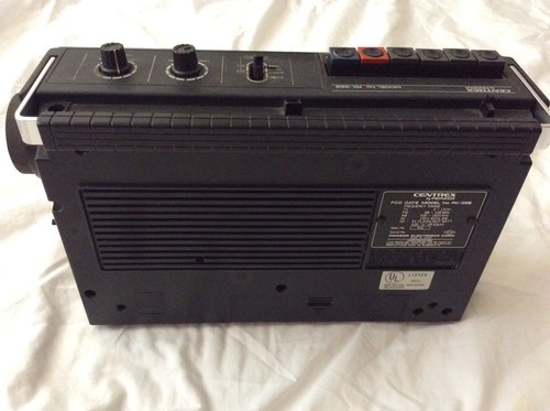 Vintage Pioneer Centrex RK 356 Portable AM/FM Radio Cassette Player