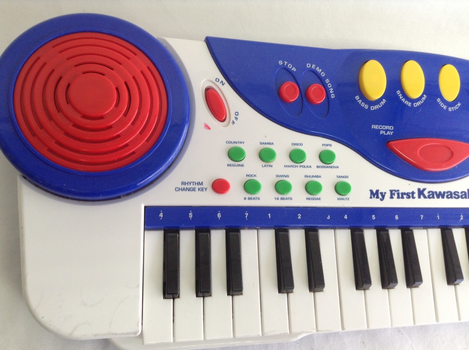My First Kawasaki Piano Keyboard Toy Kids Instrument Tested Includes Batteries