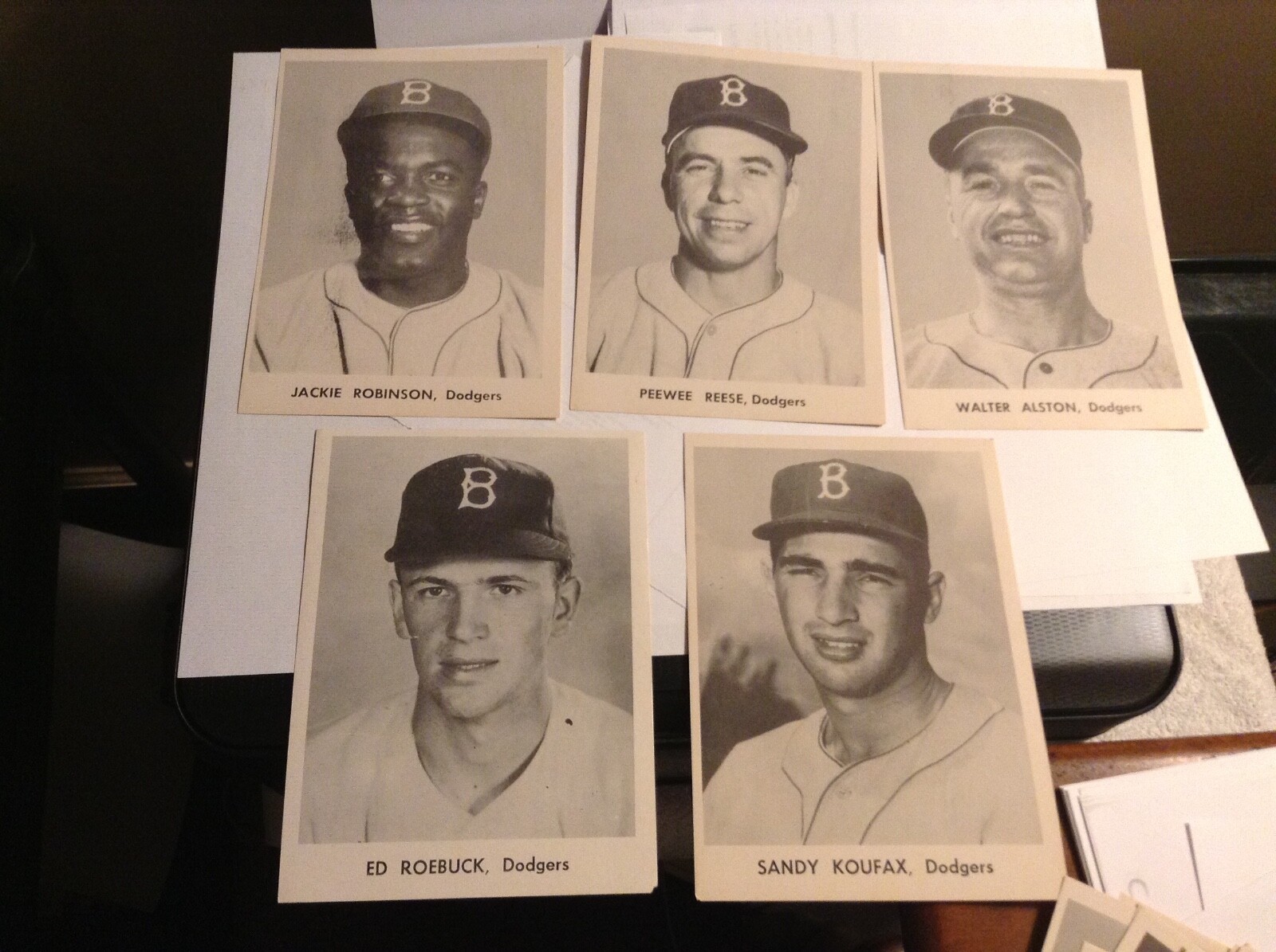 1955/1956 Brooklyn Dodgers World Series Photo Pack .COMPLETE