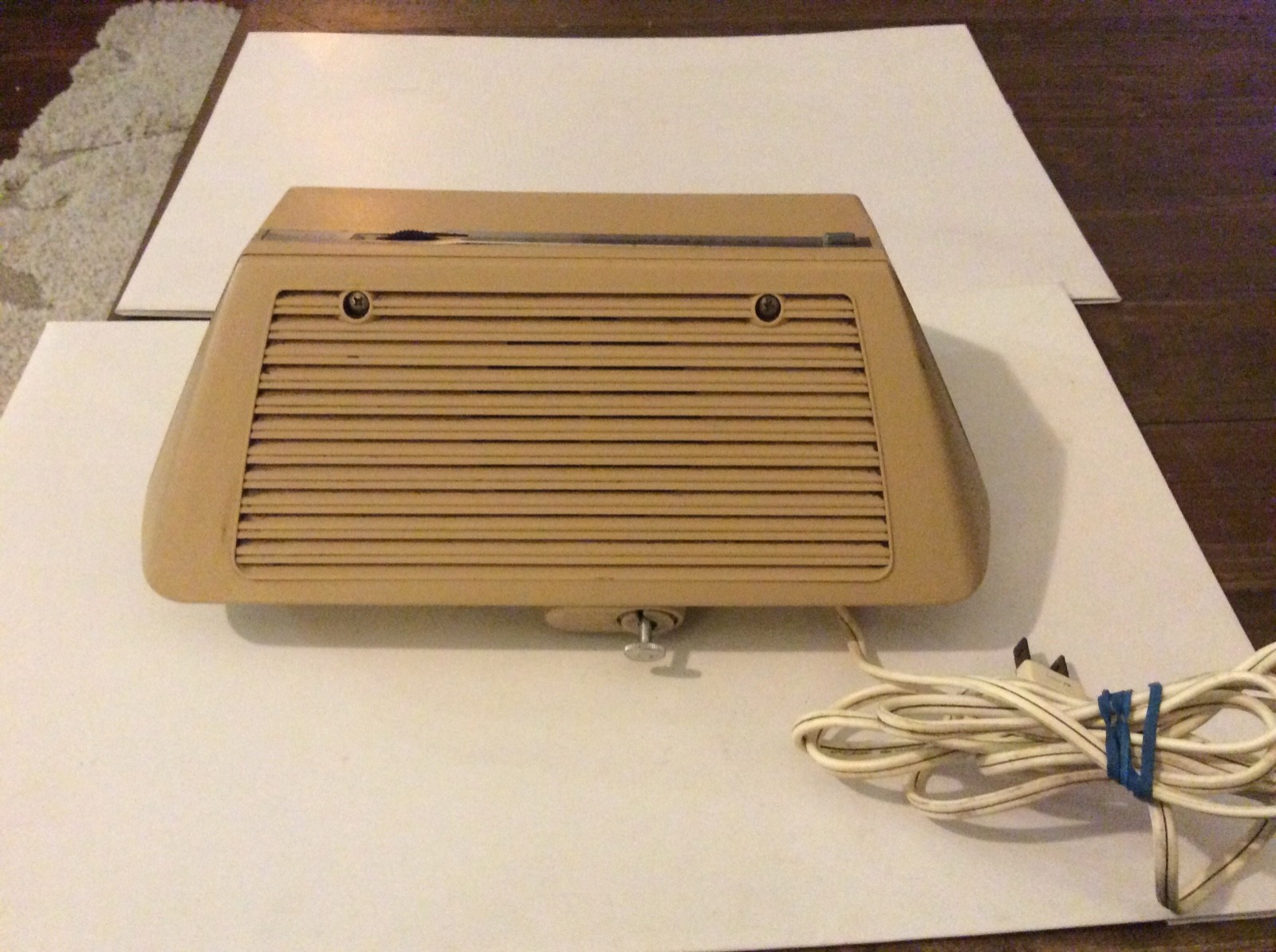 VINTAGE PANASONIC CLOCK AM RADIO MODEL RC-1119 WORKS