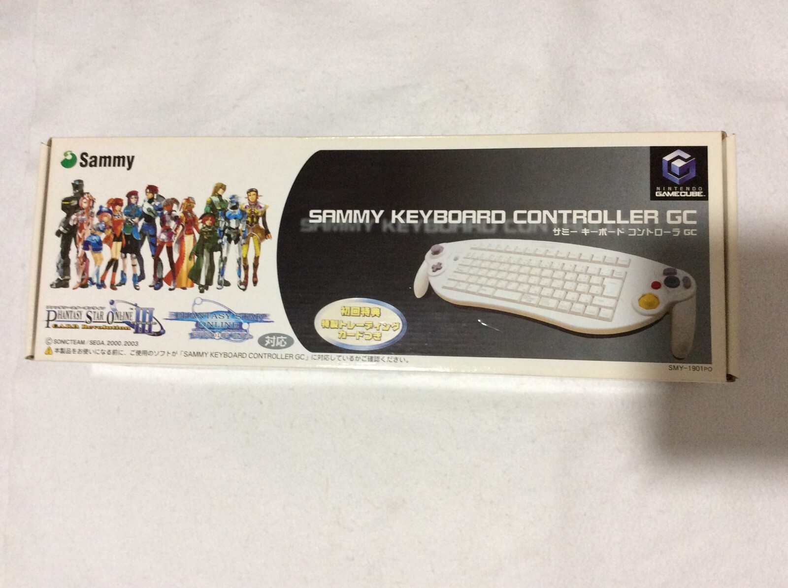 Nintendo GameCube Sammy Keyboard Controller SMY-1901PO w/Box cards