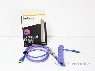 Glorious Artisan Coiled Cable For Mechanical Keyboards GLO-CBL-COIL-NEBULA