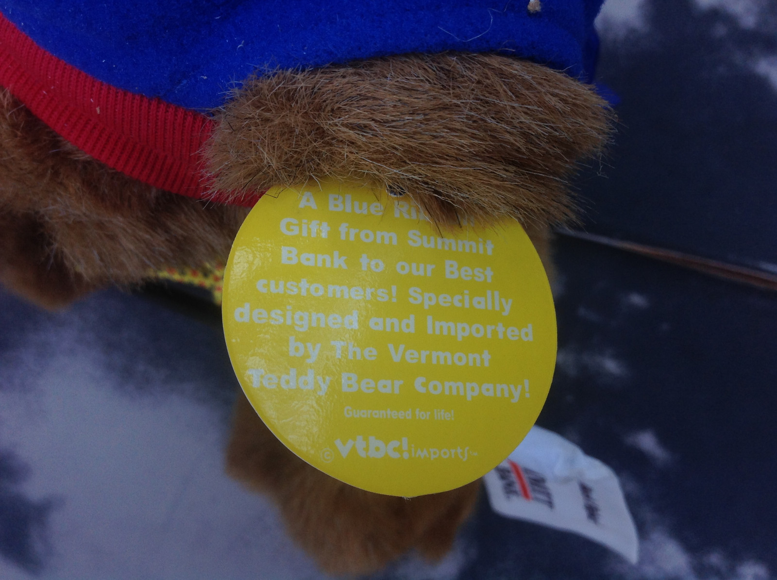 Vermont Teddy Bear Company Summit Bank Hiker