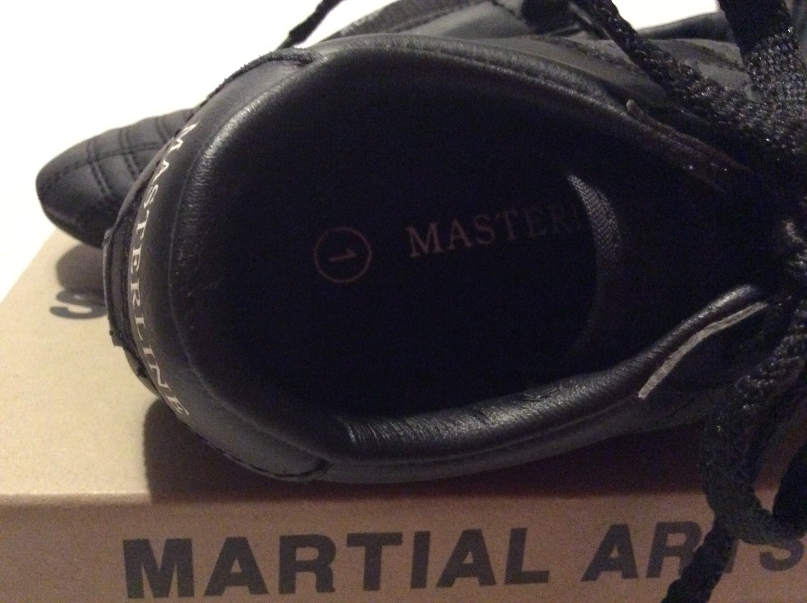 Masterline Black size 1 Martial Arts Shoe Taekwondo Karate M-1 Kids