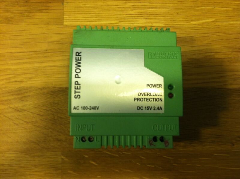 PHOENIX CONTACT STEP-PS-100-240AC/15DC/2.4 STEP POWER CONTROLLER
