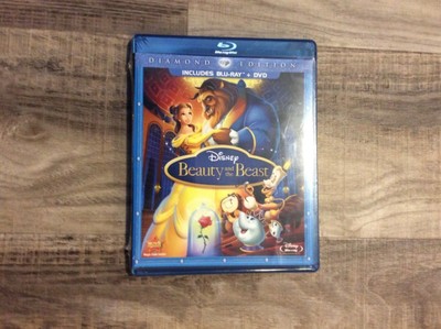 New Beauty and the Beast DVD/Blu-Ray 3-Disc Set - Diamond Edition - NEW/Sealed
