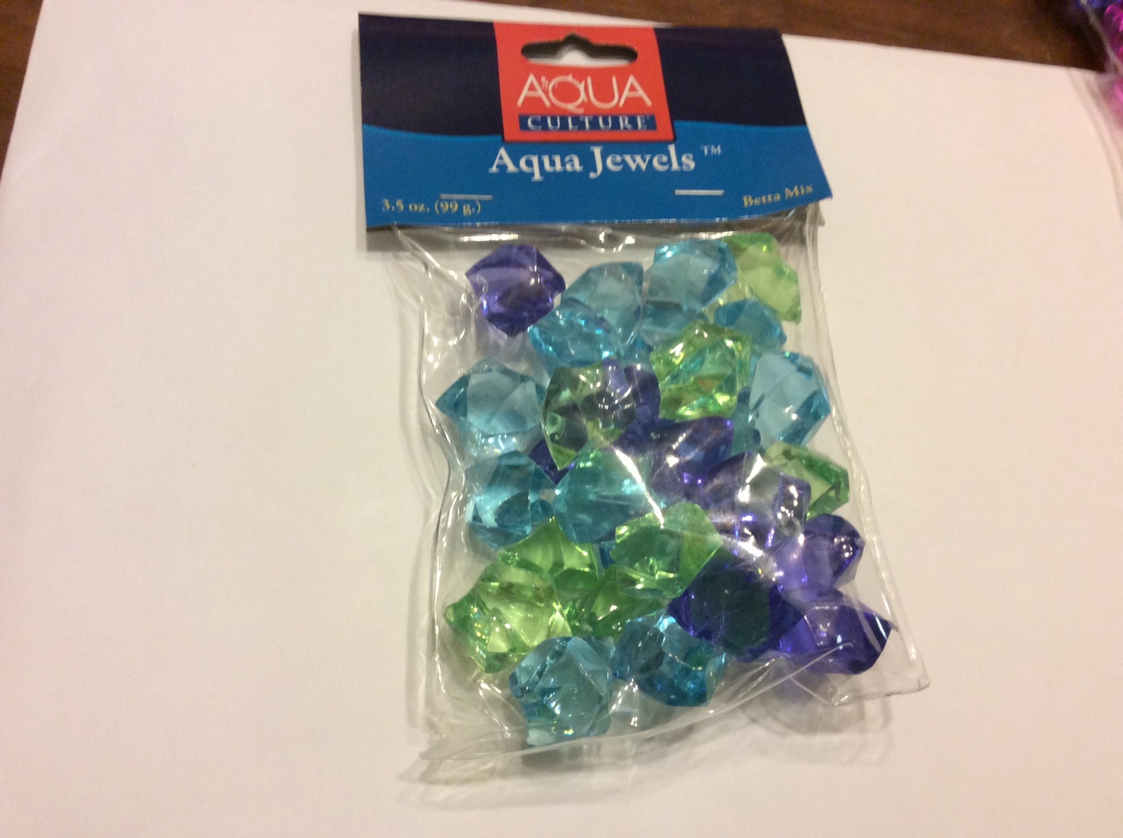 2 pks -Aqua Culture: Aqua Premium Mix Jewels, 3.50 Oz -3 colors to choose from