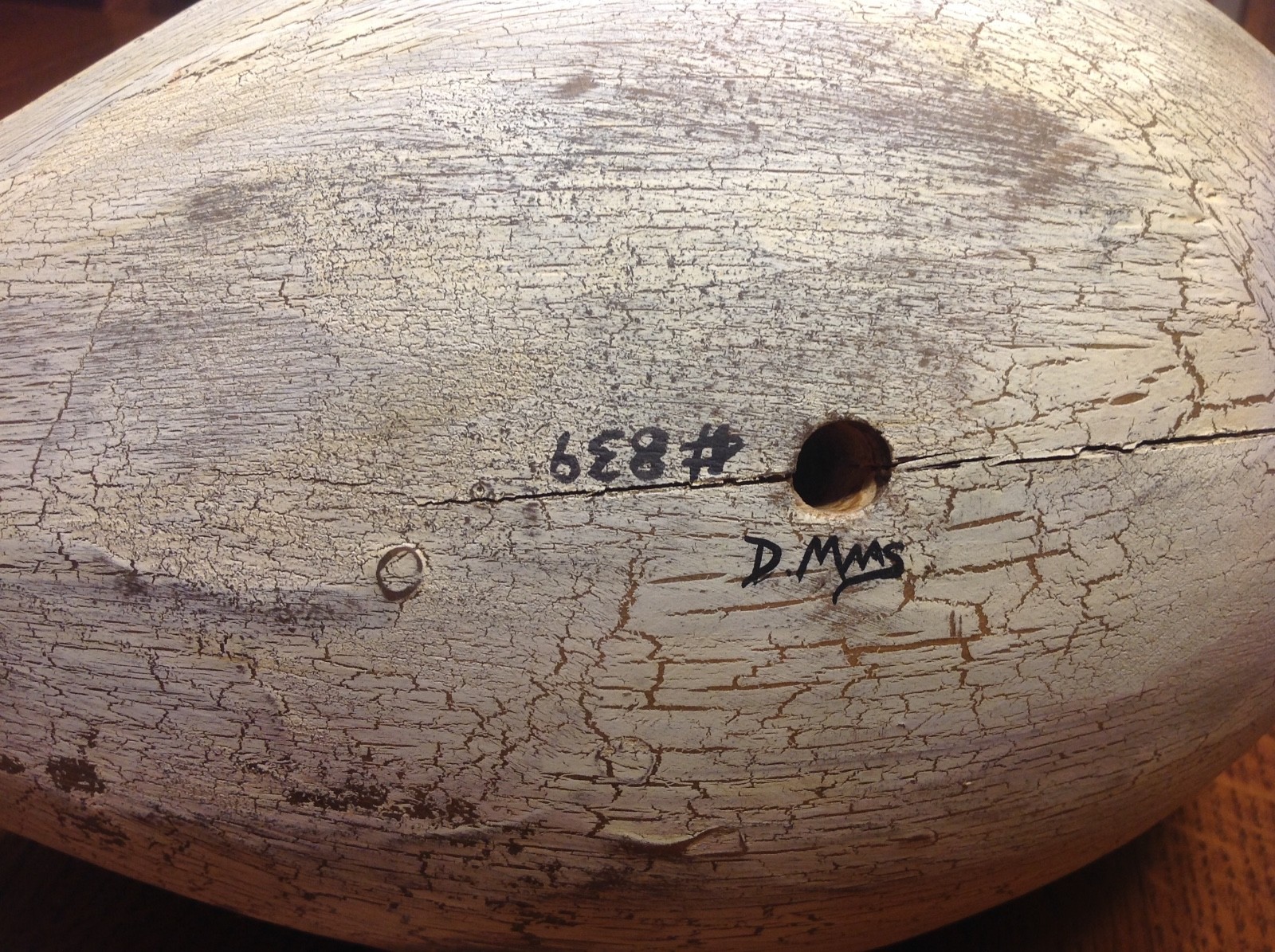 wooden duck on base Ducks Unlimited made by David D. Maas numbered 1992 limited