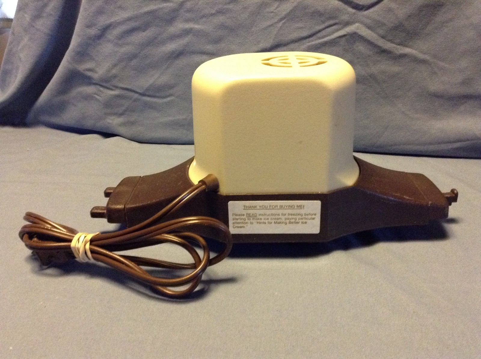 Richmond Cedar Works RCW Model 76 Mini Yum Yum Ice Cream Machine Motor Only