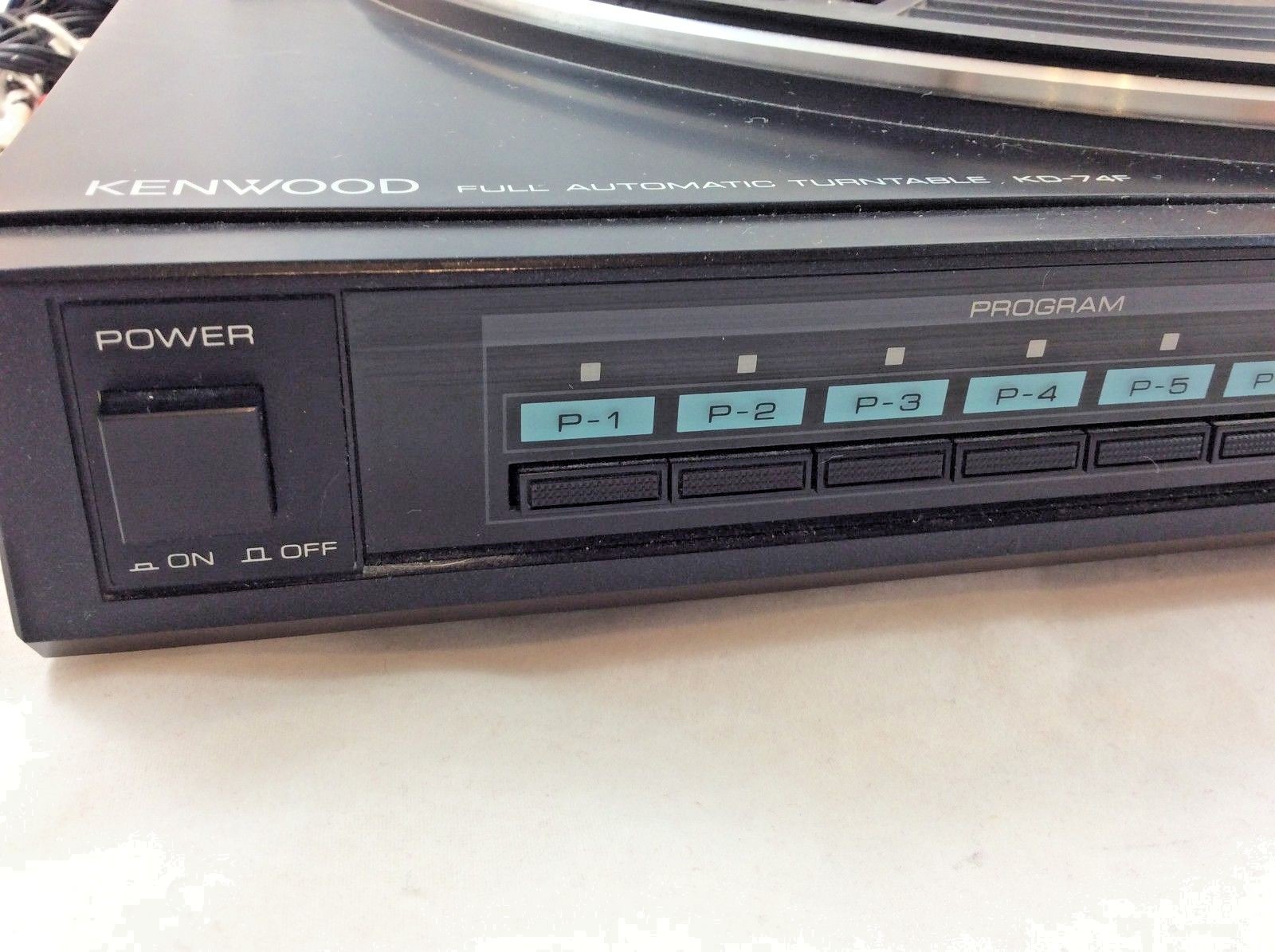 Vintage Kenwood Full Automatic Direct Drive Turntable KD-74F