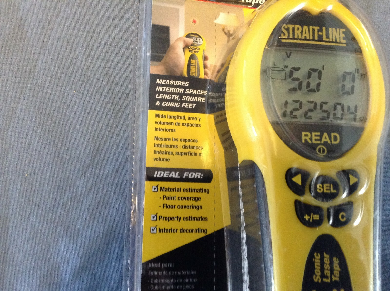 NEW SEALED STRAIT-LINE SONIC LASER TAPE 50 FEET RANGE 6041401