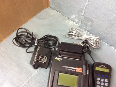 GUC! ECLIPSE QUARTET WK3706 TELECHECK & CREDIT CARD TERMINAL W/ PIN PAD