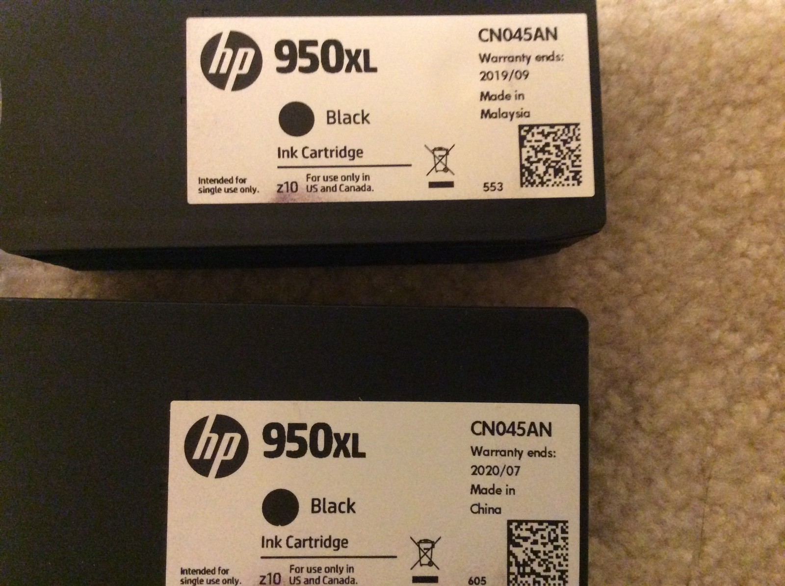 Original HP virgin empty cartridges 950XL 932XL 933 Yellow Cyan Magenta (16)