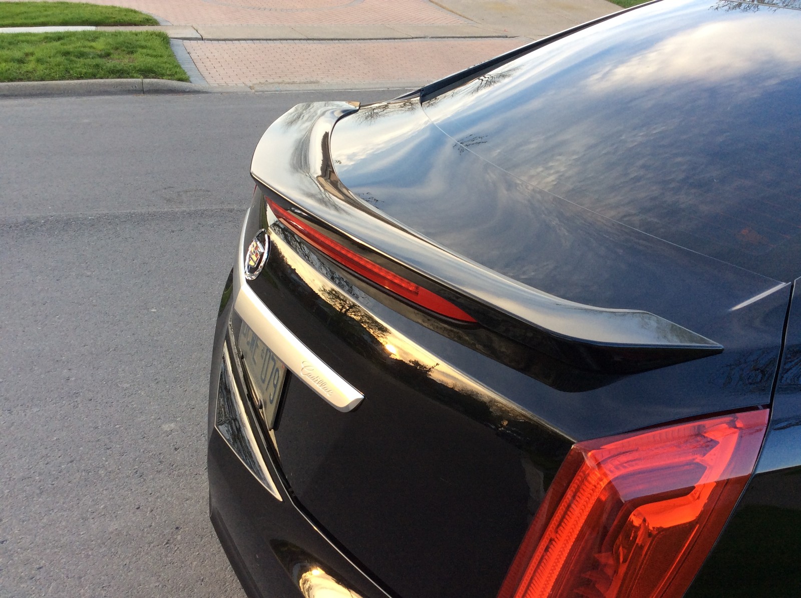 Primer ABS Rear Trunk Spoiler Wing For 1319 Cadillac XTS 4Dr Flush
