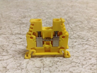 Allen Bradley 1492-W4 Yellow Wire Terminal 1492W4 Lot of 9