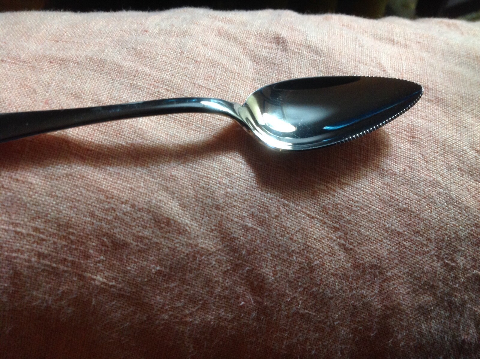 Old EL SHEFFIELD ENGLAND Set of 6 Silverplate Grapefruit Spoons in Original Box