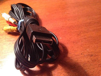 PS AV CORD FOR PLAYSTATION 1, 2, OR 3 SYSTEM SONY ORIGINAL AUDIO VISUAL AV CABLE