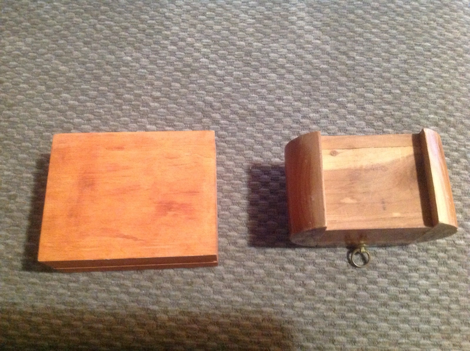 Handmade wooden boxes, small