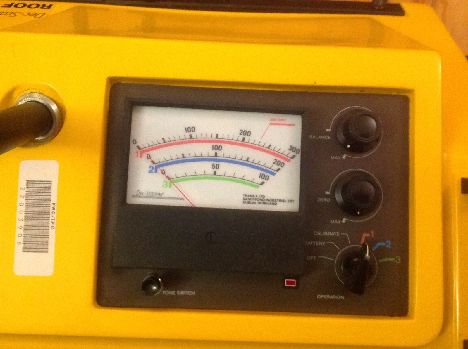 Tramex Dec Scanner Roof Moisture Detector